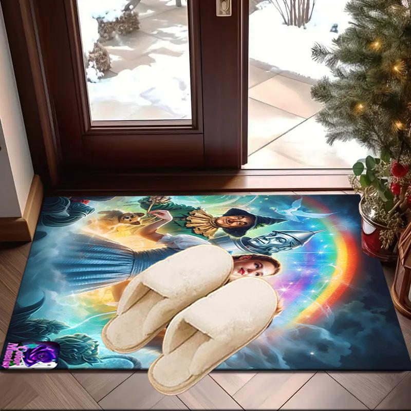 Wonderful Wizard Adventure Carpet, Chair Rug,Rug for Office Bedroom living rooms, Doormat decor Fan Gift Christmas Gift