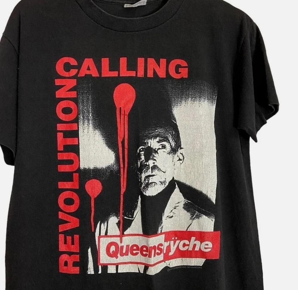 Queensryche Operation Mindcrime 1988 Черная унисекс футболка Репринт TU208 Унисекс футболка XXXL