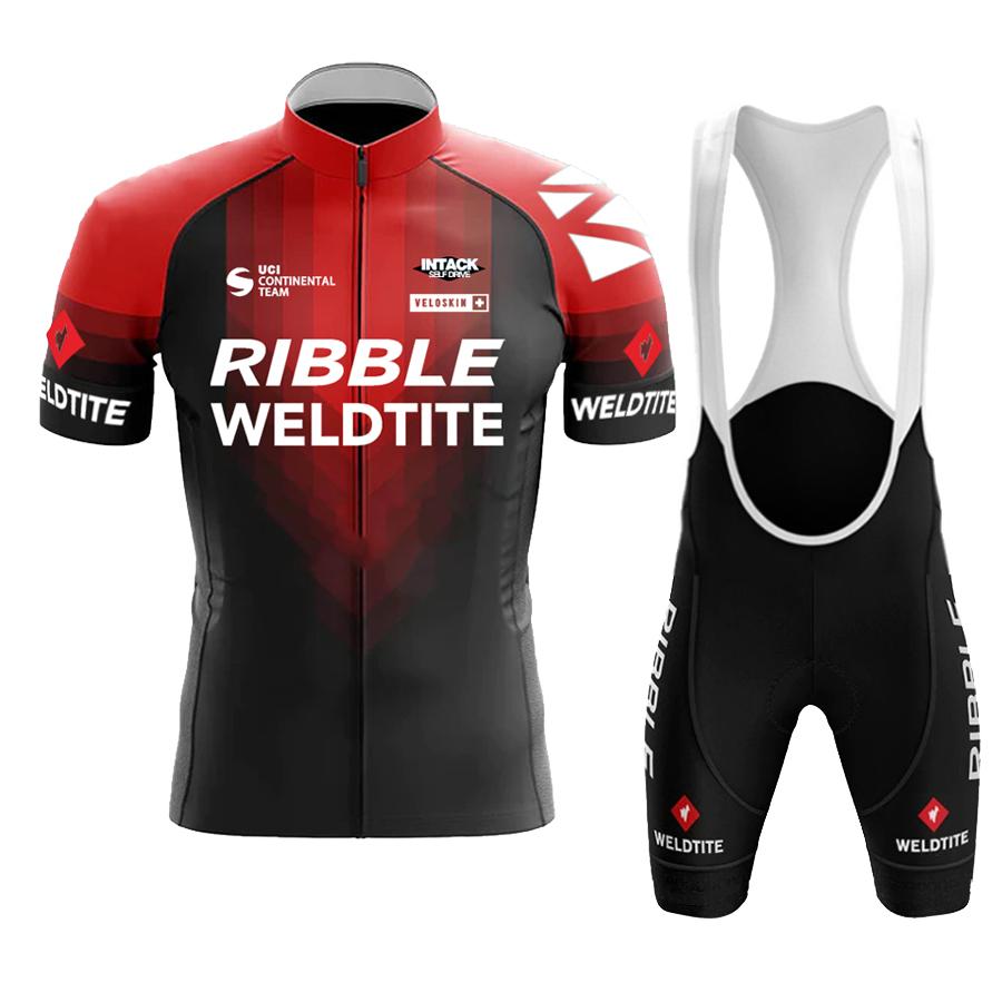 Cycling Jersey 2026 Team RIBBLE Men Cycling Set Racing Bicycle Clothing Suit Breathable Mountain Bike Clothes Sportwears