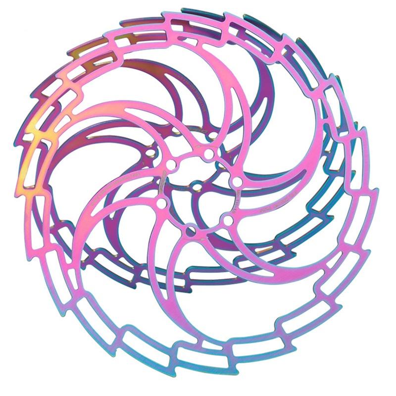 Rotor de frein à disque pour vélo, 160/180/203 mm, type VTT, accessoire de vélo (203 mm, rouge Rotor de frein à disque pour vélo, 160/180/203 mm, type VTT, accessoire de vélo (203 mm, rouge