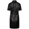 Dress Stylish Women Party Formal New Handmade Casual Black Genuine Soft Leather