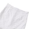 Elegant White Lace Jacquard Skirt - Autumn/Winter Hip-Hugging Style for Women