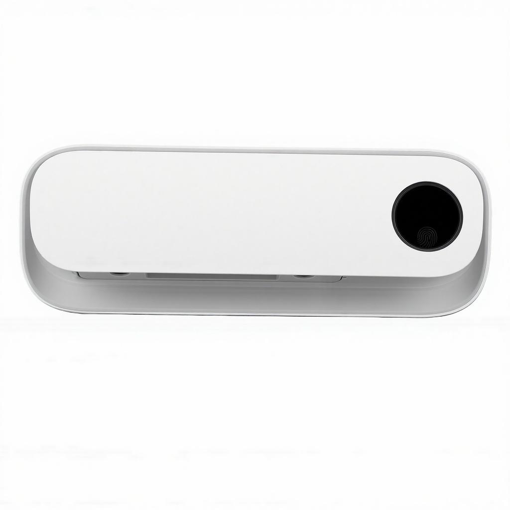 Smart Toothbrush Cleaner Wall Mounted Warm Light Toothbrush Air Drying Cleaning Holder with 5 Slots for Bathroom