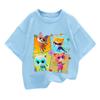 2026 SuperKitties Summer T-shirt Boy Cartoon Pride Tshirt Short Tops Y2k Print Anime Tees Kids Clothes Girls