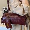 Retro Niche Single Shoulder Underarm Bag Women's 2025 New Trendy Pillow Bag Simple Large-capacity Commuter Handbag