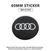 4pcs 56mm Car Emblem Wheel Hub Center Cap Stickers For Audi TT RS3 RS4 RS5 RS6 RS7 RS8 Quattro SLINE RS