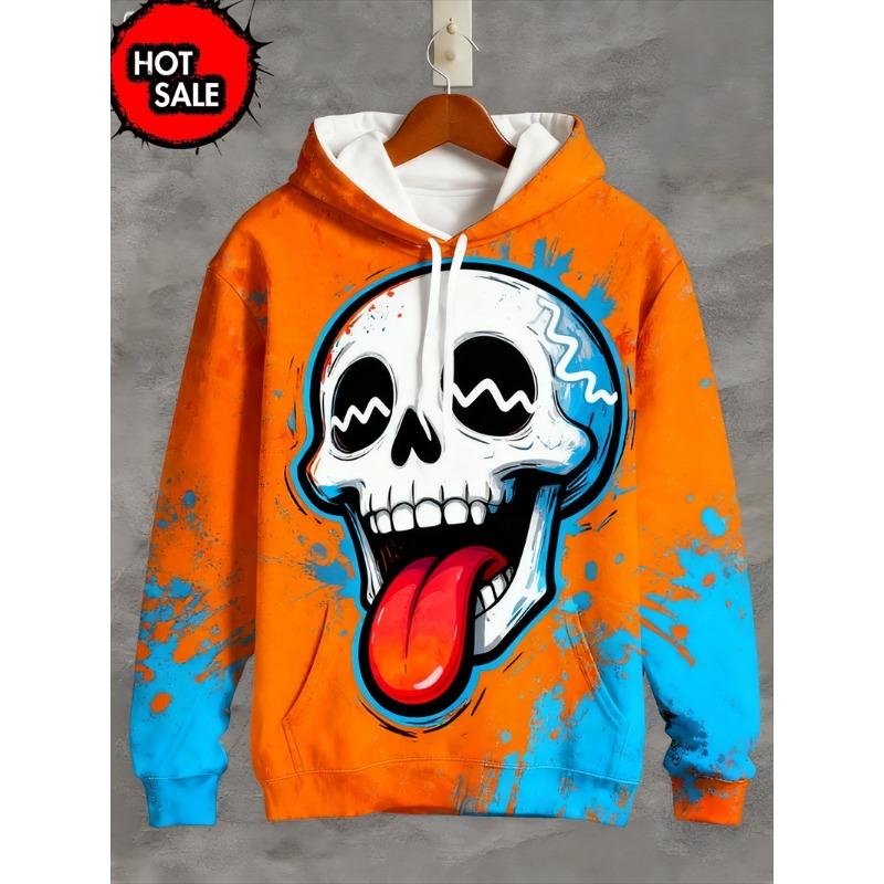 Nieuwe Skeleton Schedel Grafische 3D Print Hoodies Voor Man Oversized Hooded Sweatshirts Harajuku Trainingspakken Pullover Tops Jas Kleding
