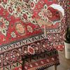 Vintage Flower Indian Bohemia Tulle Curtains For Living Room Sheer Curtain For Bedroom Christmas Blinds Voile Curtains