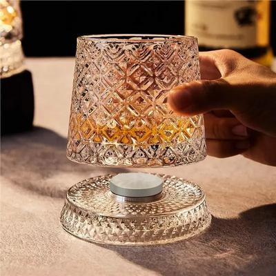 Whisky Glass 280ml Rotating Crystal Rum Glass Cocktail Party Drinking Gift Creative Premium Beer Glass