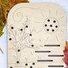 Flower Leaf Collector Board DIY Fresh Plants Flower Arrangement Collection Display Wooden Plate Decoration Mom Birthday Christmas Gift