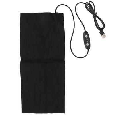 Almohadilla térmica USB de 9 W, 5 V, 2 A, ajustable, 5 marchas, masaje por vibración, lavable, plegable, eléctrica