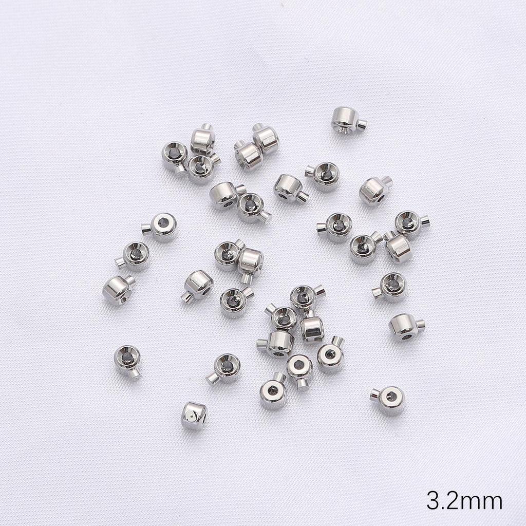 14/18K Gold-Filled Lobster Clasp End Cap & 9-Pin Jump Ring Extension Chain for DIY Jewelry