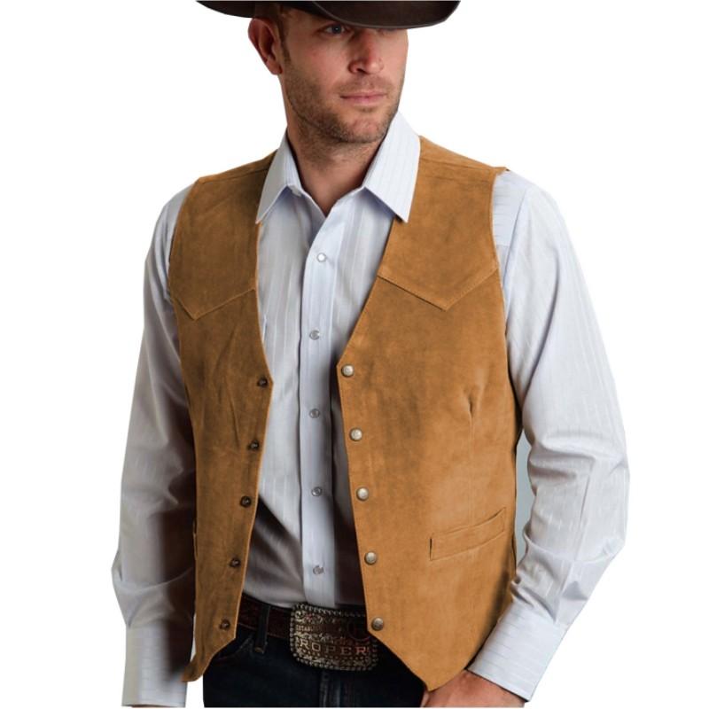 Men's Business Slim-Fit Vest Gentleman's Simple Suit Vest