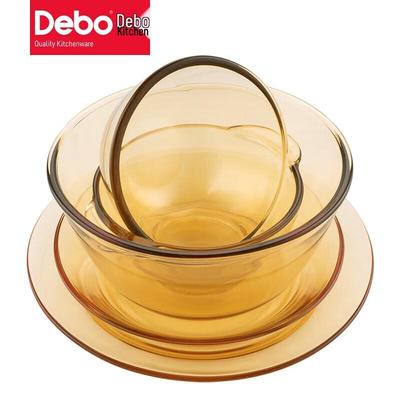 Debo Unice 8-delars middagsservis i högt borosilikatglas