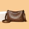 Multi Functional Casual Crossbody Bag PU Soft Leather Retro Crossbody Bag Women's Shoulder Bag Simple Casual Bag