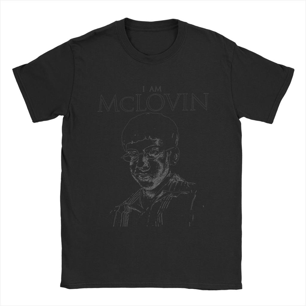 Men Superbad I Am McLovin T Shirts Movie 100% Cotton Clothing Casual Short Sleeve Round Collar Tees New Arrival T-Shirts