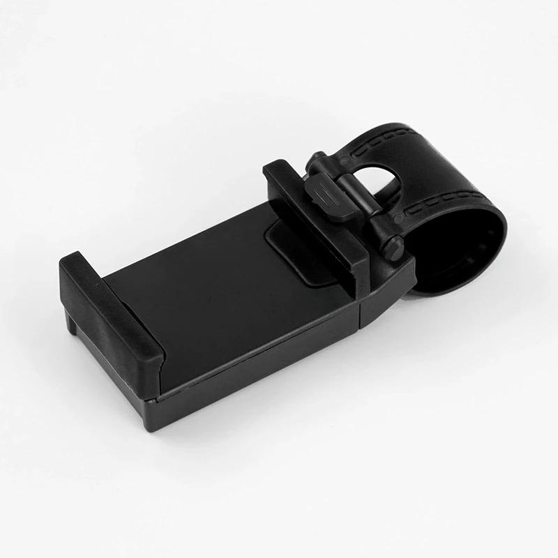 Universal Car Phone Holder, Plastic Steering Wheel Mount, Mobile-Phone Stand Support, Bike Clip Mount, Durable and Easy To Use