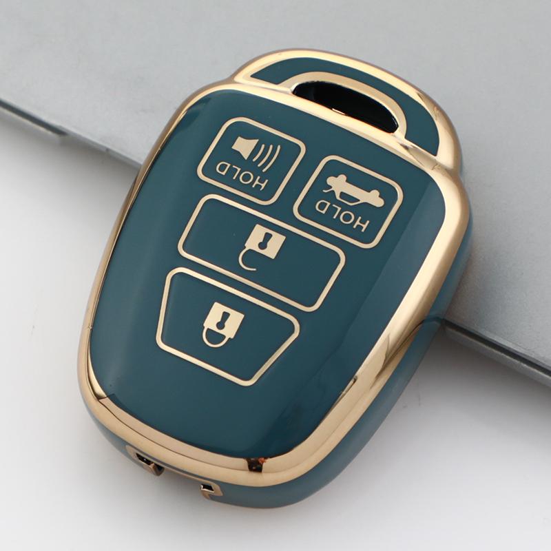 Tpu Car Key Cover Case For Toyota Corolla Camry 2014 2 3 4 Buttons Remote Key Shell Fob Accessories