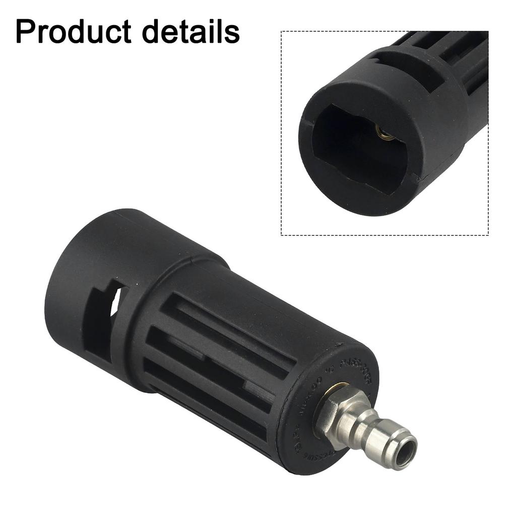 Pressure Washer Adapter for Karcher Converts T Clip to 1/4in Quick Connect for K Series and SLP Pressure Washers
