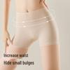 Plus Size Mid-Waist Pure Cotton Women's Safety Underwear: Hip-Hugging, Anti-Chafing Boxer Briefs