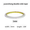 10M White Double Sided Tape Ultra-thin High-adhesive Super Strong Hand Tearable Tape 5-40mm Wide for Crafting And PackagingPinstriping Tape 3