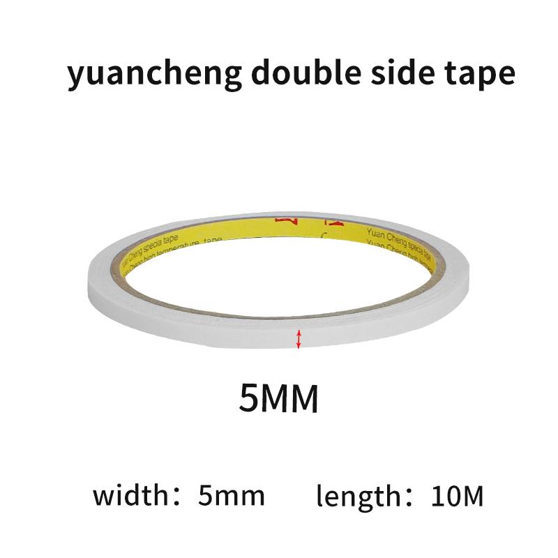 10M White Double Sided Tape Ultra-thin High-adhesive Super Strong Hand Tearable Tape 5-40mm Wide for Crafting And PackagingPinstriping Tape 3