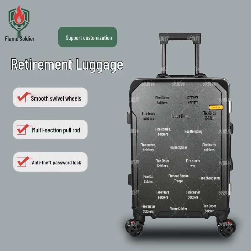 Military Commemorative Travel Suitcase