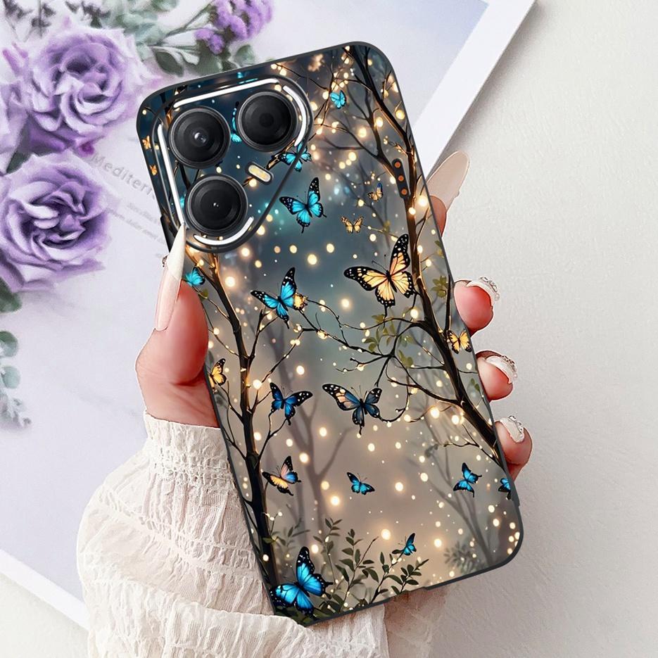 For Tecno Pova 7 Pro 5G Case LJ8 Luxury Fashion Painted Cover Soft Silicone Phone Case For Tecno Pova 7 Ultra Pova7 5G LJ7 Shell