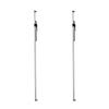 Cargo Bar, Ratcheting Cargo Bar Adjustable from 2261mm To 2642mm, Heavy-duty Steel Cargos Stabilizer with Non-Slip Foot Pad, Truck Bed Load Lock Bars