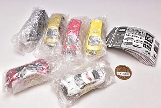 Tomica Collection 5 Working Cars and Shining Cars of 6 Types Gacha Gacha Capsule Toy Jr. [Set (Full Complete)]