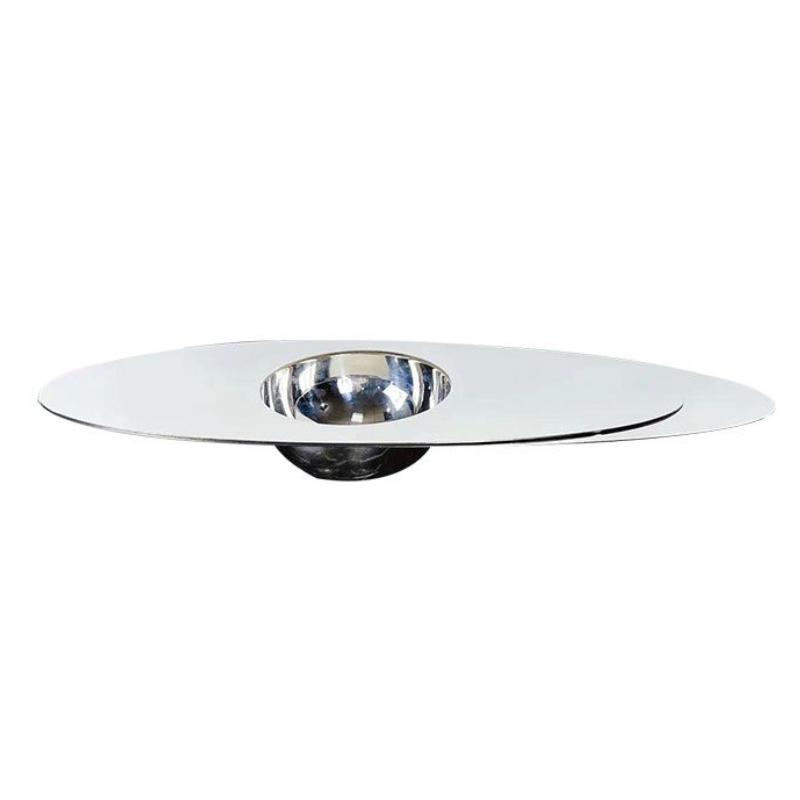 

Stainless Steel Tray Interior Bowls Bedroom Coffee Table Luxury Round Fruit Bowl Living Room Desktop Modern Decoration Plates