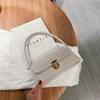 New Solid Color Women's Underarm Shoulder Bag Luxury Design Versatile Ladies Handbag Purse Stone Patterned Crossbody Bags