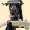 Universal Bike Phone Mount Shockproof Vibration Dampener for Mountain EBike Scooter Tool-Free Quick Release Holder with Air Cushion Tech Fits 4.7-7