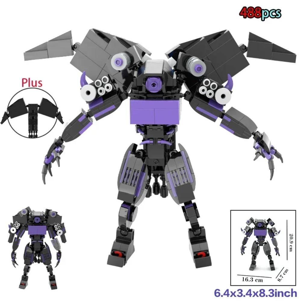 Moc Skibidi Toilet Action Figures Modello da costruzione Blocchi Camerman Titan Speakerman Surveillance Man TVMan Ragazzi Giocattoli per bambini Regali