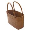 Flower Basket Crafts Seaweeds Woven Basket Bag Laundry Basket Large Capacity Handbag Room Decoration Gift Durable