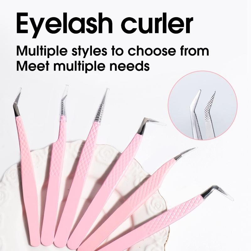 False Eyelash Extension Tweezers Stainless Steel Professional Beauty Eyelash Grafting Extensions Tools High Precision Tweezers
