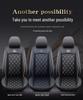Dr. Jie European Style Full Leather Car Seat Cover - All-Season, Wear-Resistant, Universal Fit