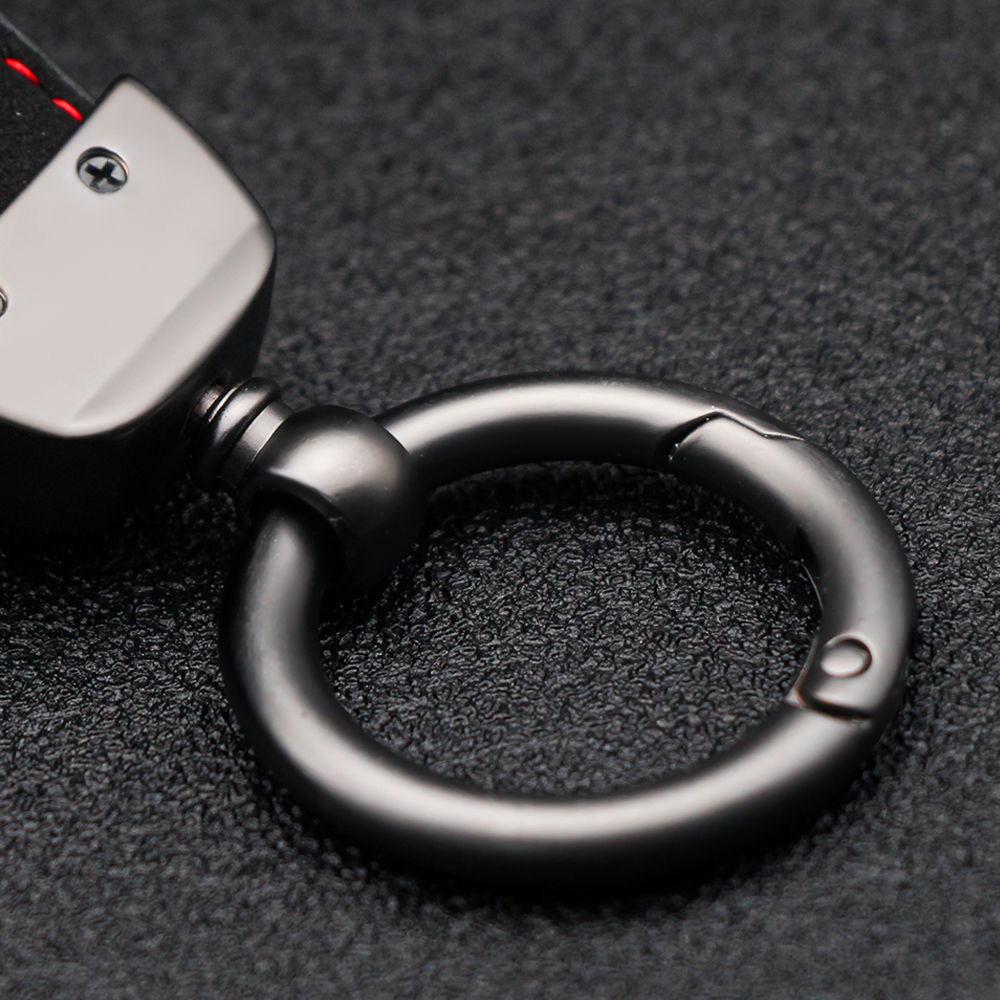 Suede Leather Car Keychain High-Grade Luxury Key Rings Holder Buckle Alcantara Bag Pendant Charms Best Gift for Christmas Xmas