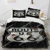 Historic Route 66,Mother Road 3D NEW Duvet Cover Pillowcase Bedding Set Adult Boy Girl Bedroom Decoration Single Double Large