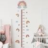 Rainbow Growth Chart for Kid Wall Stickers Nurserys Room Decorations for Bedroom