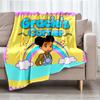 Gracie's Corner Theme Printed Blanket - Perfect for Couch, Bed, Travel & Outdoor Use | Machine Washable, Cozy & Durable.