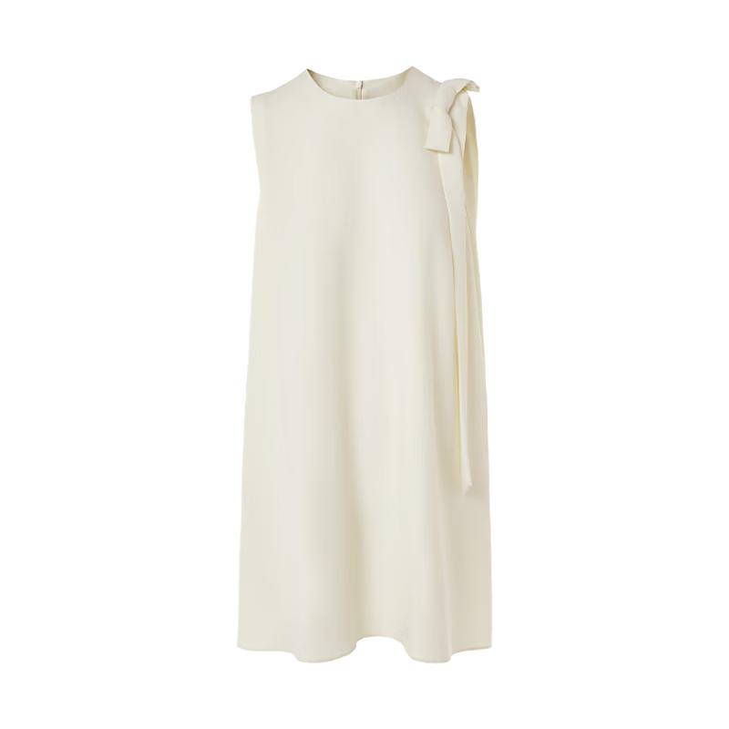 LANGZI Bow Detail Sleeveless A-Line Dress XL