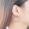 UMCHO Earrings Women Silver Hoop Earrings Embed Pretty Wedding Jewelry Fashion Accessories Party Gift