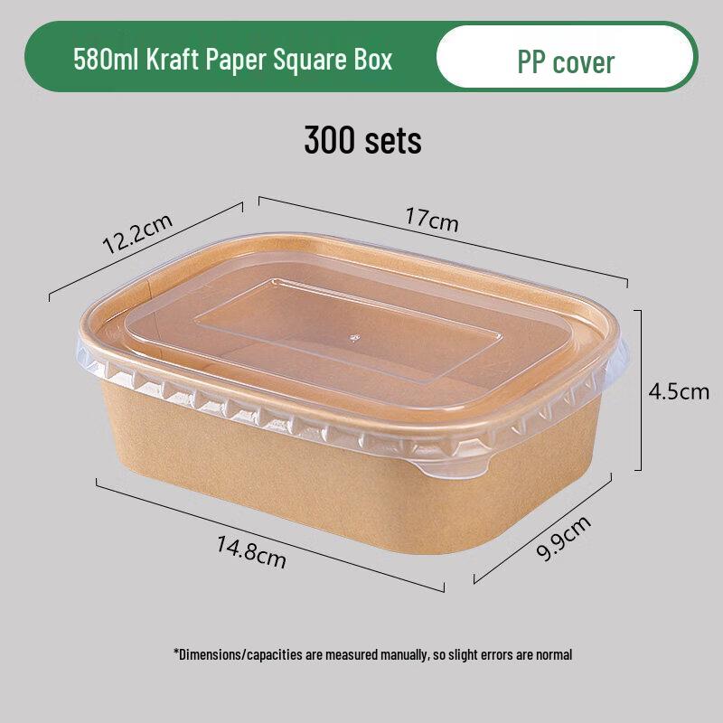 Disposable Kraft Paper Food Container