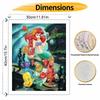 Disney Little Mermaid oil painting painting kit home bedroom wall decoration creative handmade gift