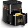 Friteuse a air chaud - SENCOR - SFR 5050BK - Capacité 5 L - 10 programmes de cuisson - 1500 W - Noir