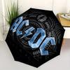 AC/DC Black Ice T Shirt   Officially Licensed Merchandise Umbrella   Cute Umbrella with Cute Design, Portable 3 Fold Compact Umbrella for Men & Women