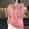 Un Nuovo Maglione da Donna Lavorato a Maglia Autunnale e Invernale con Scollo Rotondo, Maniche Lunghe, Casual, Semplice e Largo come Strato Base