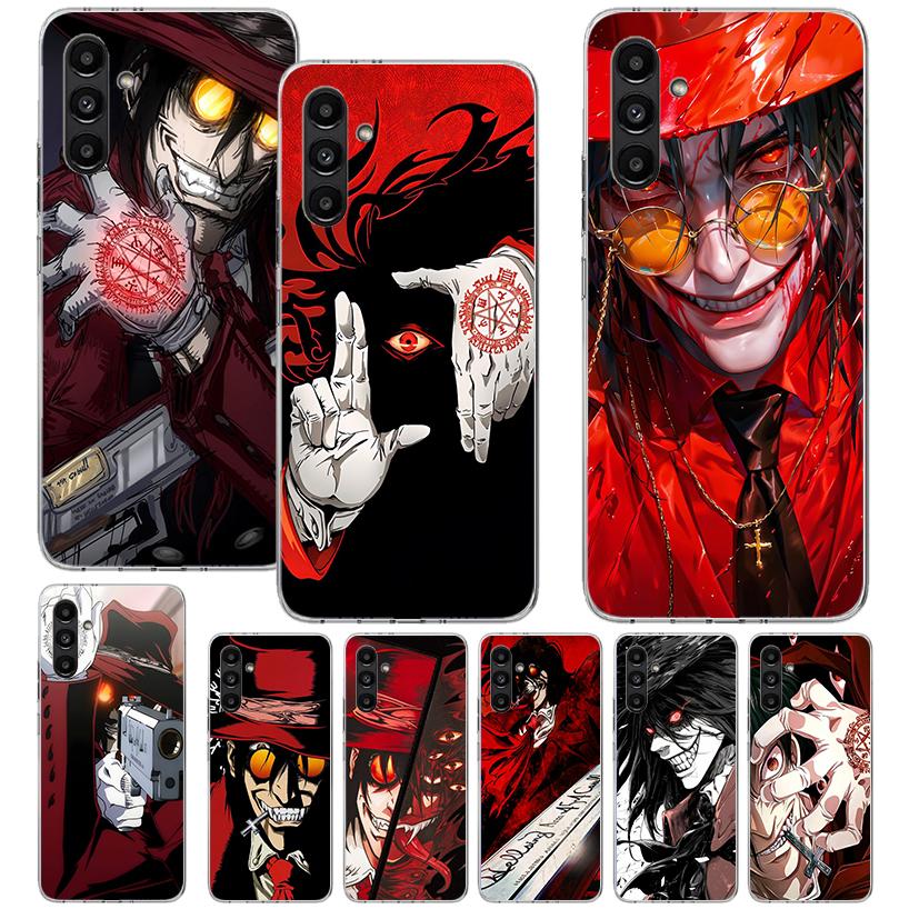 A-Alucard Hellsing Anime Phone Case for Samsung Galaxy A17 A16 A15 A14 A13 A56 A55 A54 A53 A36 A35 A34 A33 A26 A25 A24 A23 A05S