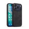 For iPhone 18 Pro Max Alcantara Magnetic Case With MagSafe Supercar Same Suede Luxury Leather Cover For iPhone 18 17 Pro Max